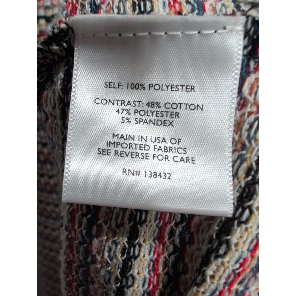 ModCloth Multicolor Braided Rope Striped Dress XS - Picture 5 of 7